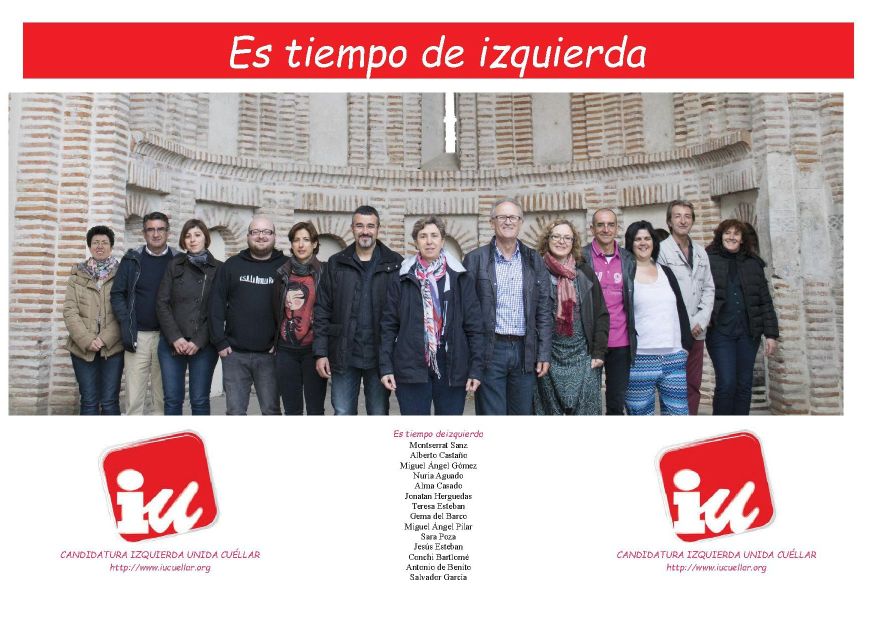 Díptico resumen del programa electoral 2015