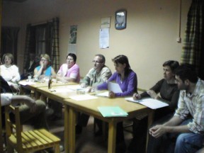 Reunin con vecinos de Escarabajosa