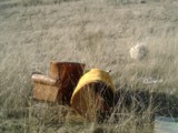 Bidón con aislante y sillón Bidón con aislante y sillón