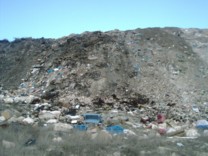 Así ha quedado el oeste de la escombrera Así ha quedado el oeste de la escombrera